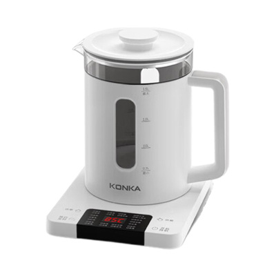 康佳养生壶1.5L大容量智能预约易清洗KYSH-1531E-W