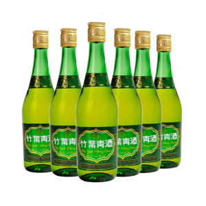 山西杏花村酒 竹叶青酒 露酒38度玻竹475mL*6瓶