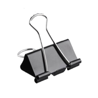 伴公式B1146 15mm长尾票夹60个/筒 黑色