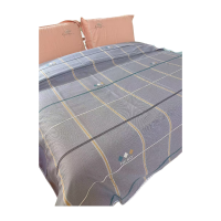 顾享家全棉花色单件双人床/床单 250*250cm 床