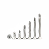 JIBIN/继彬GB15856.2 十字槽沉头钻尾自攻螺钉 碳钢 镀锌 全牙 ST4.2×38 1包