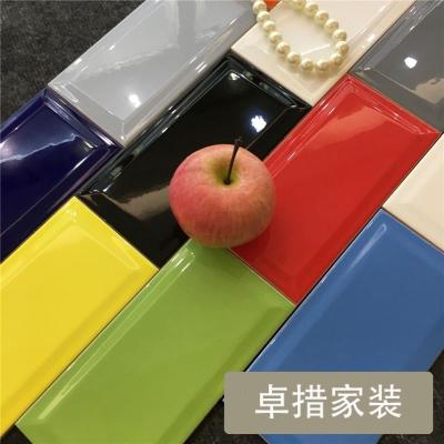 100*200小白砖彩色厨卫砖面包砖厨房墙砖卫生间瓷砖浴室地铁砖壹德壹