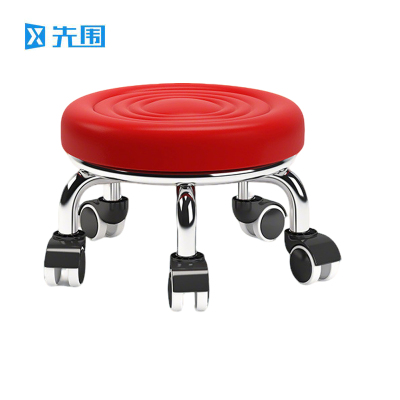 先围 滑轮矮凳 40*22cm-水波红 个