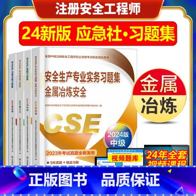 [正版]2024年新版注册安全师工程师习题集金属冶炼安全生产专业实务技术基础法律法规全国中级注安职业资格考试用书题库应