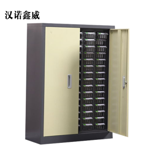 汉诺鑫威文件柜工具收纳柜75抽透明带门小号抽屉