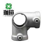 珈瑄 镀锌圆管连接立体四通 个