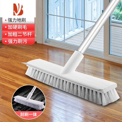 三维工匠地板刷刮水一体二合一两用清洁浴室卫生间瓷砖刷子长柄厕所刷器