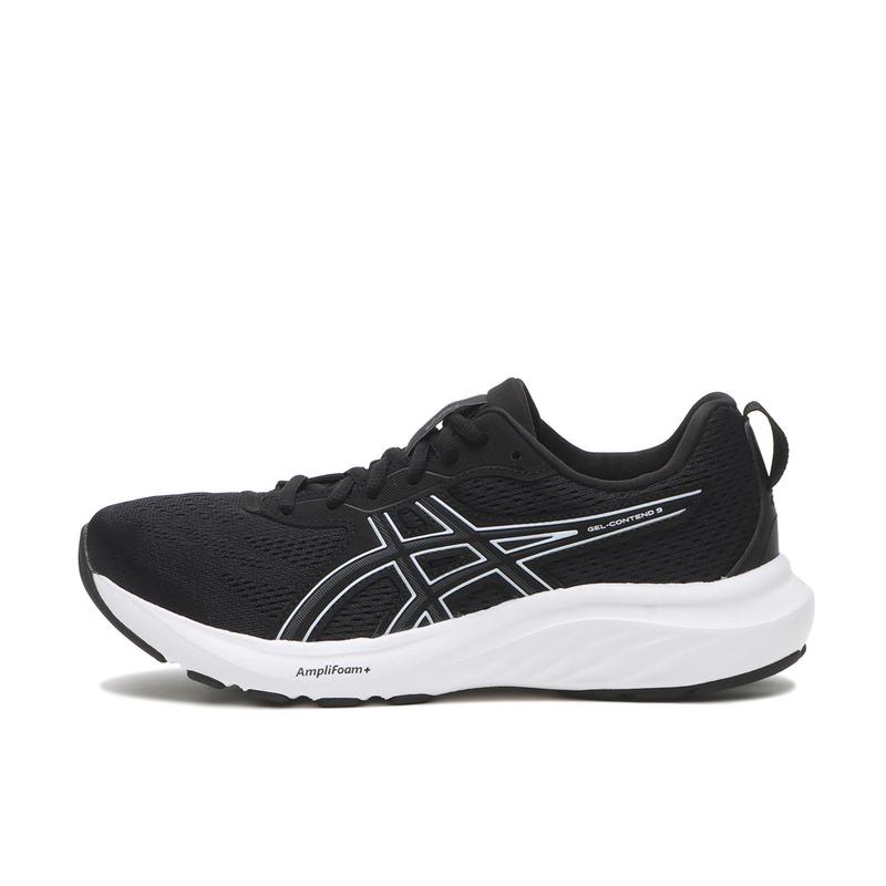 亚瑟士(ASICS)女款跑步鞋缓震支撑耐用运动鞋春夏休闲训练鞋黑白