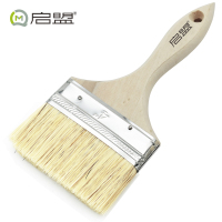 启盟QM-80084油漆刷猪毛刷猪鬃刷毛刷刷子加厚4寸