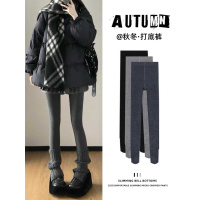 深灰色打底裤女冬外穿新款加厚胖mm大码瑜伽裤子保暖棉裤秋裤