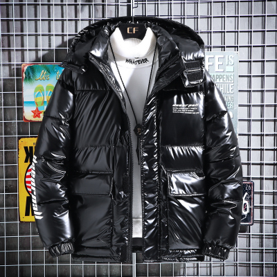 NEWLAKE冬季个性亮面羽绒棉衣男大码宽松加厚面包服韩版潮流学生帅气外套棉衣