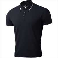 特步短袖POLO衫(中性)977229028008C