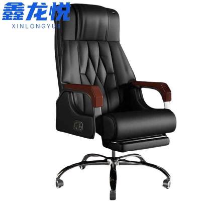 鑫龙悦 办公椅 老板椅 黑色 把
