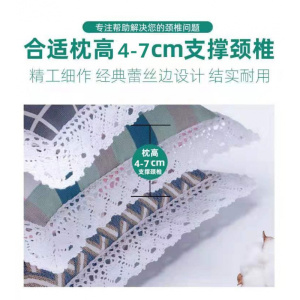 美帮汇荞麦枕头儿童小学生幼儿园四季通用全棉透气护劲舒适枕芯