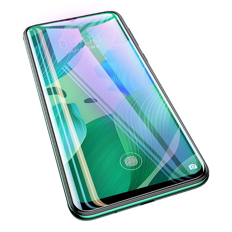 [送手机壳]轻万适用华为荣耀v10钢化膜huaweiv10全面屏抗蓝光贴膜