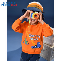 [1件3折]铅笔俱乐部童装2025秋装新款男小童卫衣宝宝圆领长袖儿童卡通印花T恤