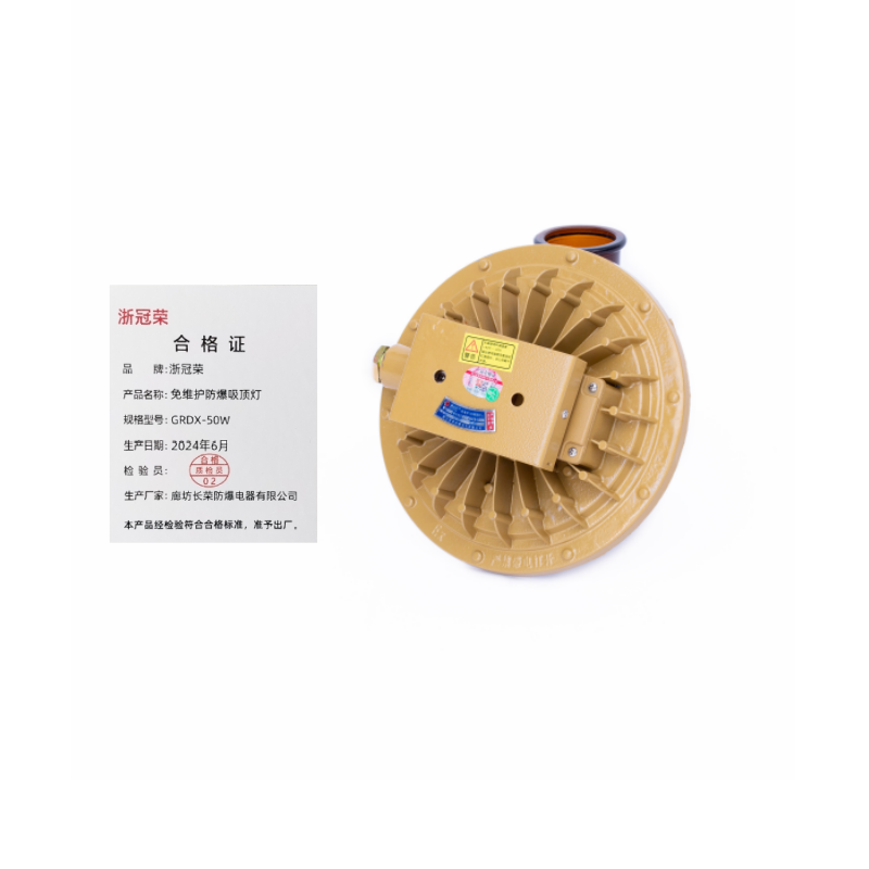 浙冠荣 GRDX-50W 免维护防爆吸顶灯