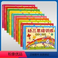 幼儿思维训练 10本 [正版]全套10册 幼儿思维训练2-3-4-5-6岁 幼儿全脑开发大脑智力开发专注力训练数学逻辑提