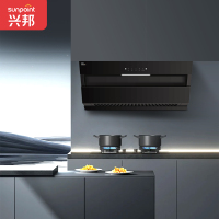 兴邦抽油烟机大吸力自动清洗家用厨房侧吸式家用CXW-280-HC1312