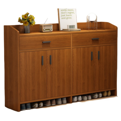 攸形实木鞋柜140*30*90cm个