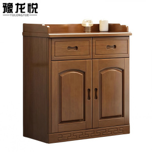 豫龙悦实木茶水柜