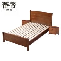 蕃蒂床带2床头柜组