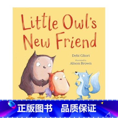 [正版]英文原版Little Owl's New Friend小猫头鹰的新朋友 儿童英语启蒙趣味阅读绘本 亲子共读宝宝