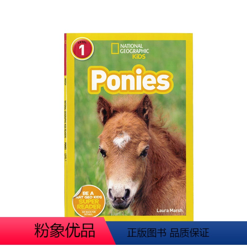 [正版]进口英文原版绘本 National Geographic Kids Readers:Ponies 国家地理分级
