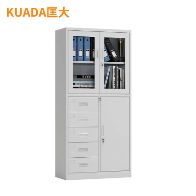 匡大文件柜铁皮档案柜办公柜偏五斗钢柜