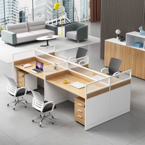 豫亨 职员办公桌简约现代屏风工位卡座办公电脑财务桌
