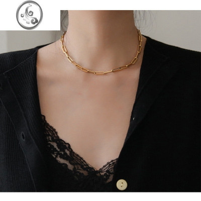JiMi2023冷淡风简约choker颈链项链女锁骨链ins小众轻奢设计感不掉色