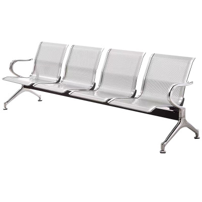 晋舰 钢制排椅机场椅加固加厚医院长椅候诊椅连排输液等候椅 B款四人位