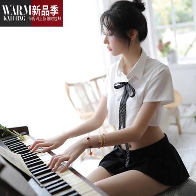 情趣内衣性感超骚学生装诱惑透明水手服夜店挑逗短裙制服套装SHANCHAO