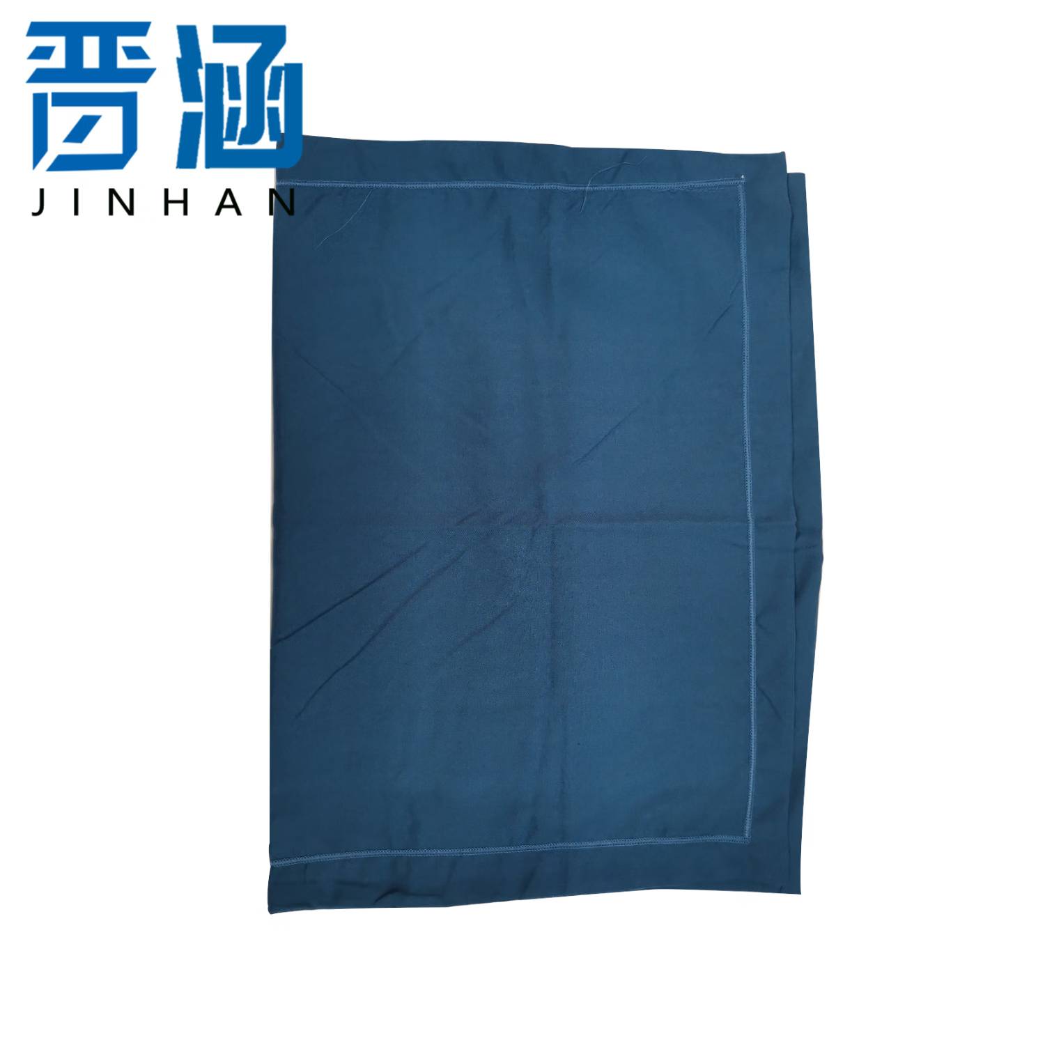 晋涵 枕套 盈绣棉 蓝色 45*72cm/个