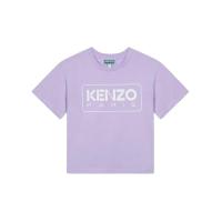 高田贤三(Kenzo)女孩运动短袖T恤棉质圆领直下摆舒适百搭夏季套头