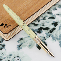 英雄(HERO)钢笔 HS208铱金笔尖商务礼品办公送礼签字礼盒钢笔 送礼女士款