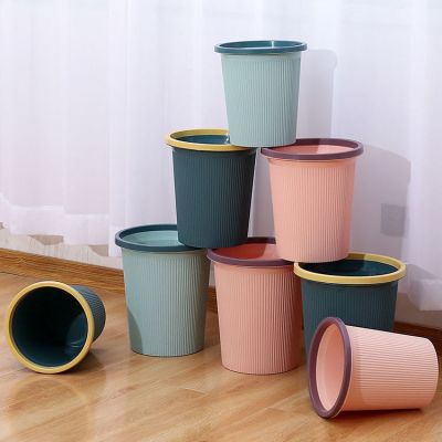 优旋(youeshone)垃圾桶创意时尚家用大号卫生间客厅厨房卧室办公室带压圈无盖垃圾桶纸篓