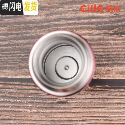 三维工匠保温杯大容量真空不锈钢水杯男女儿童学生户外便携杯子水壶 XB-1896钢本色加杯套