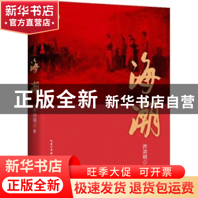 正版 海潮 乔洪明著 长江文艺出版社 9787570223848 书籍