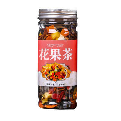 吾家(WUJIA)花果茶180g清甜灌装组合花果茶多种水果组合花果茶综合果茶桔茶