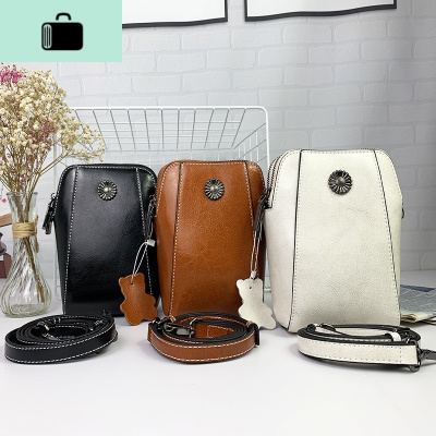 皮竖款手机包女斜跨包2020新款迷你小包包多隔层单肩包零钱包潮NEW LAKE女斜挎包