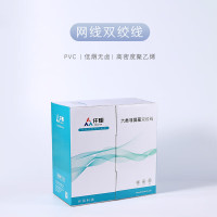 仟炬网线、双绞线QJTL-6EBUXU4PVC-BGY六类非屏蔽双绞线,U/UTP,AWG23,PVC,灰色