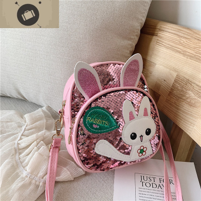 儿童包包2020夏季新时尚亮片婴幼儿小背包可爱卡通女孩单肩斜挎包艾狄伊娃单肩包