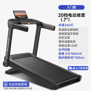 亿健爬坡跑步机家用款减肥小型室内健身房专用电动走步折叠
