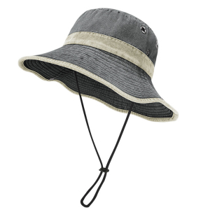 围盛 遮阳帽渔夫帽 纯棉 顶