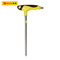 波斯(BOSI) 荧光系列双色柄T型梅花六角扳手 T45 支