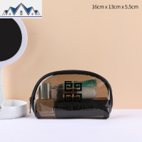 网红化妆包女ins风超火小号简约便携收纳大容量旅行袋透明洗漱包 三维工匠收纳包