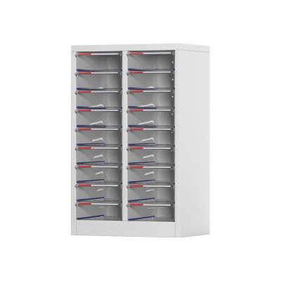 臻远 ZY5080101 A4文件收纳柜 双列18抽无门 545*340*866mm 单位:台