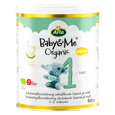 丹麦原装进口阿拉Arla奶粉爱氏晨曦婴幼儿有机奶粉1段 600克 0-6个月