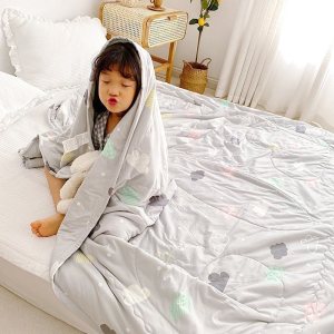 美帮汇幼儿园午睡用的儿童夏被可水洗100×150保暖空调被款春秋